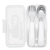On-the-Go Fork & Spoon Set - Grey
