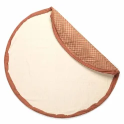 Organic Grid Brown Storage Bag