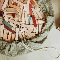 Organic Grid Green Storage Bag