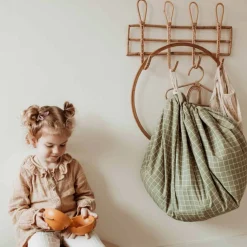 Organic Grid Green Storage Bag