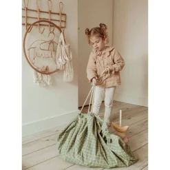 Organic Grid Green Storage Bag