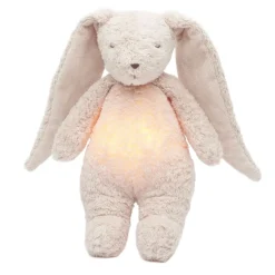 Organic Humming Friend With Night Lamp 2.0 Moonie- Rose Bunny