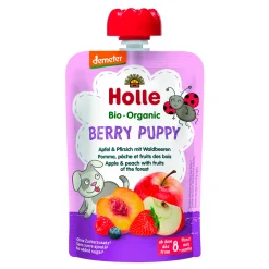Organic Pouch - Berry Puppy - Apple & Peach with Fruits of the Forest (from 8 months)
