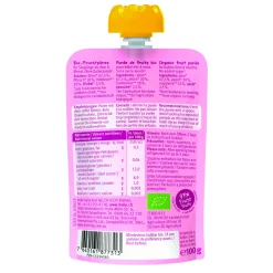 Organic Pouch - Pear Pony - Pear, Peach, Raspberries with Spelt (from 8 months)