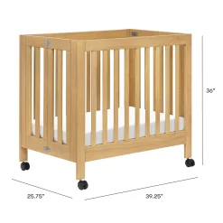 Origami Mini Crib - Honey