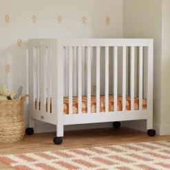 Origami Mini Crib - White Finish