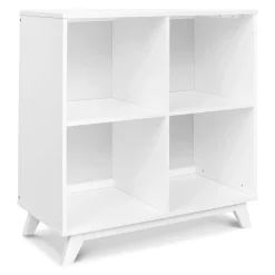 Otto Convertible Changing Table and Cubby Bookcase - White