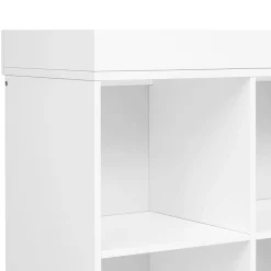 Otto Convertible Changing Table and Cubby Bookcase - White