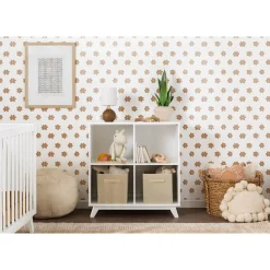 Otto Convertible Changing Table and Cubby Bookcase - White