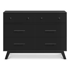 Otto 6-Drawer Dresser - Ebony