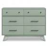 Otto 6-Drawer Dresser- Sage