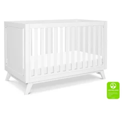 Otto 3-in-1 Convertible Crib - White