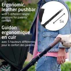 Oxford Stroller - Twillic Black