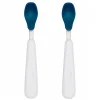 OXO Tot Feeding Spoon Set With Soft Silicone - Navy
