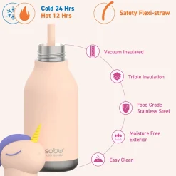 16oz Bestie Animal bottle - Unicorn