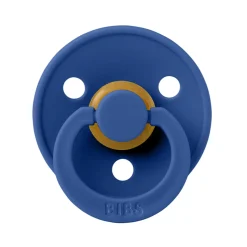 Pacifier Bibs (2) 0-6m - Vanilla/Cornflower (Size 1)