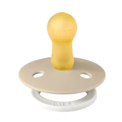 Pacifier Bibs (2) 0-6m - Blush / Vanilla (Size 1)