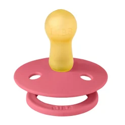 Pacifier Bibs (2) 0-6m - Dusty Pink/Coral (Size 1)