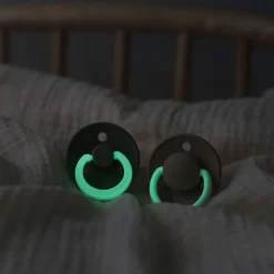 Pacifier Bibs (2) 18-36m - Glow Sage (Size 3)