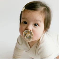 Pacifier Bibs (2) 0-6m - Strawberry (Size 1) (Clement Exclusive)