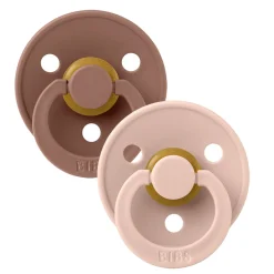 Pacifier Bibs 18-36m (2) - Blush (Size 3)