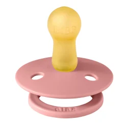 Pacifier Bibs 0-6m (2) - Dusty Pink/Elderberry (Size 1)