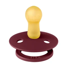 Pacifier Bibs 0-6m (2) - Dusty Pink/Elderberry (Size 1)