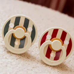 Pacifier Bibs 6-18m (2) - Holiday Print Limited Edition (size 2)