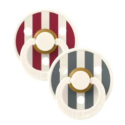 Pacifier Bibs 0-6m (2) - Holiday Print Limited Edition (size 1)