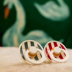 Pacifier Bibs 0-6m (2) - Holiday Print Limited Edition (size 1)