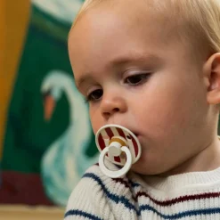 Pacifier Bibs 0-6m (2) - Holiday Print Limited Edition (size 1)