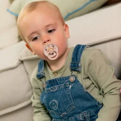 Pacifier Bibs 6-18m Set of 2 - Block Blush Mix (Size 2)