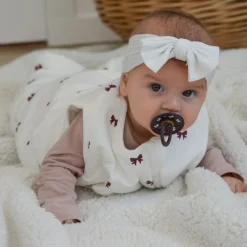 Pacifier Bibs0-6M (2) - Bow (Size 1 )