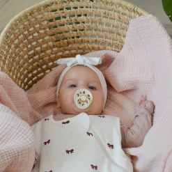 Pacifier Bibs0-6M (2) - Bow (Size 1 )