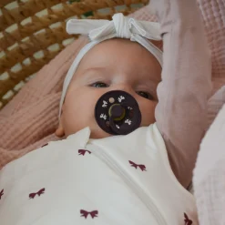 Pacifier Bibs0-6M (2) - Bow (Size 1 )