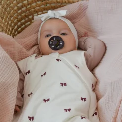 Pacifier Bibs0-6M (2) - Bow (Size 1 )