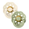 Pacifier Boheme 2-Pack 6-18m - Ivory / Sage (Size 2)
