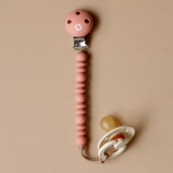 Pacifier Clip Halo - Blush