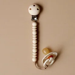 Pacifier Clip Halo - Off White