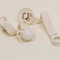 Pacifier Clip Loop - Ivory