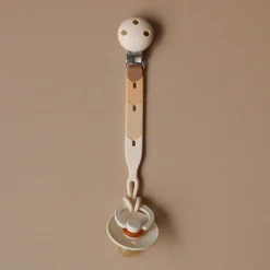 Pacifier Clip Retro - Beige