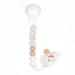 Pacifier-Clip Maxi Wood Marble