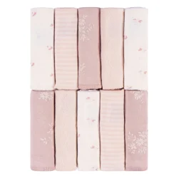 Pack Washcloths (10) Flowers