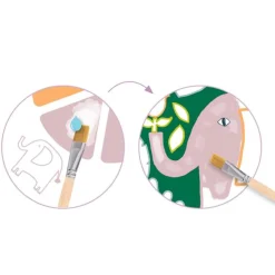 Palette painting - Wild one