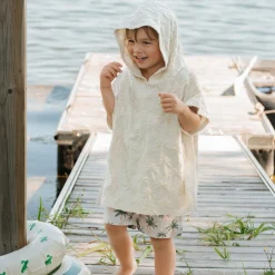 Palm Tree Beach Poncho 3-6y