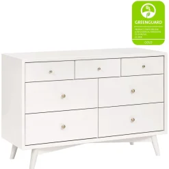 Palma 7-Drawer Double Dresser - Warm White