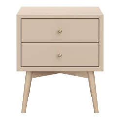 Palma Nightstand with USB Port Assembled - Taupe