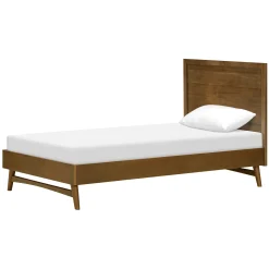 Palma Twin Bed - Natural Walnut