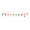 Pastel Pompom Flag Garland
