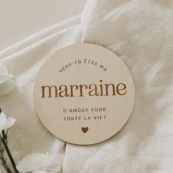 Pastilles en Bois - Marraine